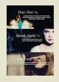 The Definition Of Fear Speak And Red What Can I Say Taylor Swift Taught Me To Be Fearless And That I S Taylor Swift Fan Club Taylor Songs Swift Facts