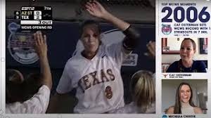 The houston, texas, native said it's all about one thing. Cat Osterman Analyzes Her 18 Strikeout 2006 Wcws Record Performance Youtube