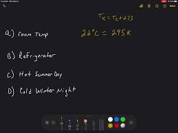 Normal body temperature in kelvin. Solved Find The Celsius And Kelvin Temperatures F