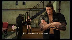 Final Fantasy Xv Older Noctis Gives Iris Flowers Youtube