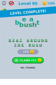 This quiz is easy to play, you just guess and answer the picture such as microsoft, facebook, disney, wikipedia, philips, canon, land rover, ralph lauren, louis vuitton, jack daniels and jaguar to win coins, then you will complete the puzzle. Dingbats Level 95 Answers