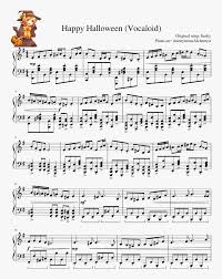 Playing the piano can be an enjoyable experience, no matter your level of expertise. Transparent Happy Halloween Png Halloween Songs Piano Sheet Music Png Download Kindpng