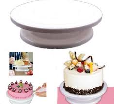 Cream Cake Turntable Diy Cake Mold Cake Swivel Plate Stand Platform Turntable Z Ebay Rotating Cake Stand Diy Cake Decorating Cake Decorating Icing