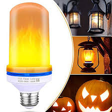 Led Flame Effect Light Bulbs Create Warm And Relax Atmosphere Suitable For Indoor Outdoor Christmas Hallow Flickering Lights 12v Led Lights Led Bulb