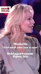 Michelle zu "Lieb mich oder lass es sein" beim Schlagerbooom Open Air 🥹
