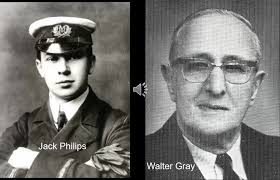 This is Morse Code wireless operator Walter Gray at Cape Race Newfoundland  talking about his communication with Titanic’s wireless operator Jack  Philips during the last moments before sinking in 1912. ...
