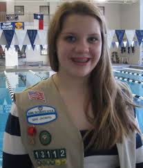 Klein Collins Girl Scout earns Lifesaving Medal