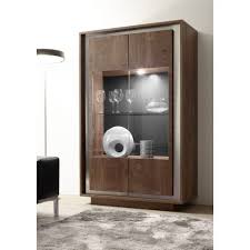 Maybe you would like to learn more about one of these? Amber Modern Display Cabinet In Oak Cognac Finish With Lights Furniture By Room 2543 Sena Home Furniture