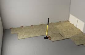 Rigid foam is an excellent basement subfloor option because it provides a thermal break between concrete and flooring. Install A Floating Subfloor In The Basement Rona