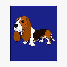 View pictures of cute basset hound puppies. Cute Basset Hound Puppy Dog Cartoon Poster By Naturesfancy Redbubble
