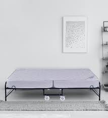 Shop for full size rollaway bed online at target. Buy Roll Away Folding Space Saving Bed With Free 6 Inch Foam Mattress By Springtek Online Folding Beds Beds Furniture Pepperfry Product