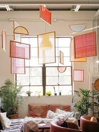 This Diy Wall Art Idea Is Made Of Just Wood And Colorful Yarn Home Decor Decor Home