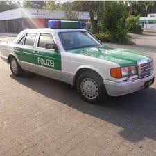 Mercedes Benz W126 Police Car Automobiel Oldtimers