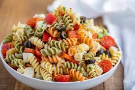 Can you freeze pesto pasta. Easy Pasta Salad Recipe Video Dinner Then Dessert