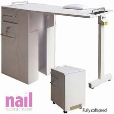 eurostyle portable manicure table foldable nail table white each manicure table portable manicure table eurostyle