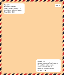 Surat lamaran yang ditulis tangan harus orang yang dapat ditunjuk sebagai referensi sewaktu melamar pekerjaan adalah mantan atasan, mantan. Cara Penulisan Alamat Surat Yang Baik Dan Benar Menurut Pos Indonesia