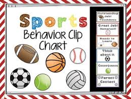 sports behavior clip chart