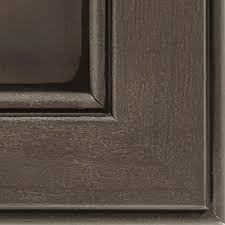 thunder black glaze cabinet finish on