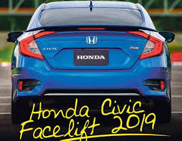 Ess cermin padang belakang kereta. Penampilan Elegan Civic Facelift 2019