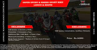 Annual Maintenance Contract For Supersport Nakedsport Bike 1000cc Online At X Torque Buy Now Or Call 1800 3002 8036 Today Super Sport Sport Bikes Contract