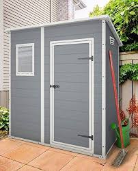 Chalet Jardin 12 922518 Premium Abri De Jardin Polypropylene Gris 183 X 113 X 201 Cm Abri De Jardin Garden Shed Armoire De Jardin