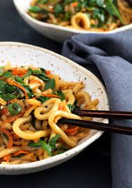 Slippery udon noodles with a lovely coconut. 15 Minute Spicy Udon Stir Fry Seasons And Suppers