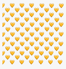 A complete list of emoji from the hearts collection, their meaning, pictures and codes to copy and paste. Emoji Wallpaper Asthetic Tumblr Heart Yellow Bridget Riley Dot Painting Hd Png Download Kindpng