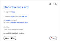 We print the highest quality uno reverse card stickers on . I Like This Meme R Prequelmemes Uno Reverse Card Know Your Meme