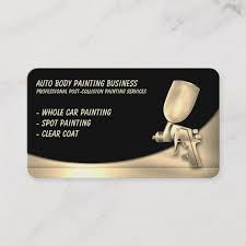 Auto Body Painting Professional Business Card Zazzle Com In 2020 Auto Body Professional Business Cards Auto Body Shop
