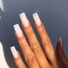 Acrylic powder milky white liquid blue. Joely Frain On Instagram Milky White Tahirah Nadia Makeup Classic Nail Nail Nails Classic Nails Square Acrylic Nails White Acrylic Nails