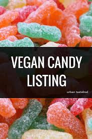 The candy is roughly 2 cm (0.8 in) long and shaped in the form of a bear. Vegan Candy List The Ultimate Guide 2021