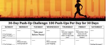30 Day Push Up Challenge Active