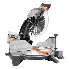 It has been used and abused, but it keeps on trucking. Ridgid 15 Amp 12 Dual Bevel Compound Miter Saw W Laser Refurbished Open Box