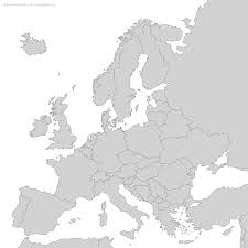 Europa ist der zweite kleinste kontinent der welt durch bereich, sondern besteht aus. Die Leere Europakarte Landkarte Europa Karte Deutschland Landkarte Deutschland
