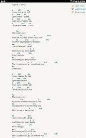 Green Eyes Page 1 Ukulele Music Ukulele Green Eyes