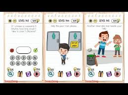 Brain test level 105 each of these brothers has a sister every brother has a sister so total siblings are 5+1 = 6. Brain Out Level 145