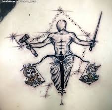Here you will find best photos of justitia tattoos, tips for those, who thinks about making it, pros and cons, meanings and free designs! Tattoo Of Justice Scale Horoscope
