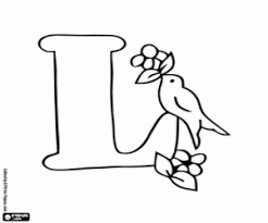 To download our free coloring pages, click on the letter of the alphabet you'd like to color. Kleurplaat Letter L En Een Vogel Met Vruchten Kleurplaten