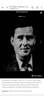 Pvt. 1st Class Ralph Reeves, Co. G, 184th Infantry, A.E.F., was born in  Glenwood