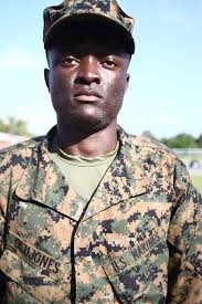 Pfc. Arryor Olu Jones, a 22-year-old native of Goderich,
