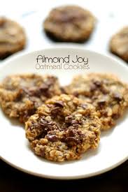 These almond flour cookies are low carb and naturally sweetened and taste like buttery shortbread, but without any butter at all. Almond Joy Oatmeal Cookies Running With Spoons
