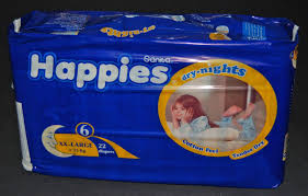 Super Big Baby Diapers Sanita Happies 6 Drynights Xxl Extra