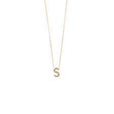 Petite Letter Necklace Letter Necklace Gold Letter Necklace Initial Pendant