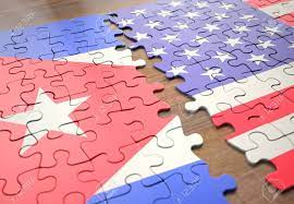 Two Nations Joining In A Puzzle Game That Represents Union, Peace,  Commerce, Social And Human Agreement. Stock Photo, Picture And Royalty Free  Image. Image 114505417.