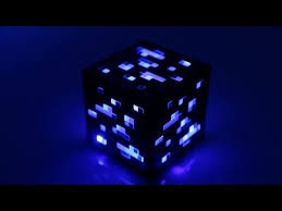 Minecraft Light Up Diamond Ore From Thinkgeek Minecraft Light Minecraft Bedroom Minecraft Room