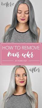 First, let's applaud you for your boldness. How To Remove Hair Color At Home Fast Mayalamode Hair Color Remover Diy Hair Dye Faded Hair Color