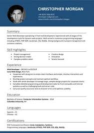 Epingle Sur Modele De Cv