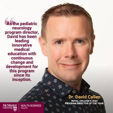 On October 21, 2023, Dr. David Callen was presented with his  @royalcollegecanada Program Director of the Year award at the 2023  International Conference