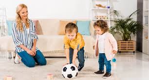 He starts classes in the morning.at about one o'clock, he comes back home and he has lunch with his sister.after lunch they play some games together and then they do their homework.at about five o'clock, their parents come home from work. Best Sports For A 5 Year Old