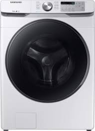 The front loader hasn't always been around to help us. Samsung 4 5 Cu Ft High Efficiency Stackable Front Load Washer With Steam White Wf45r6100aw Us Best Buy